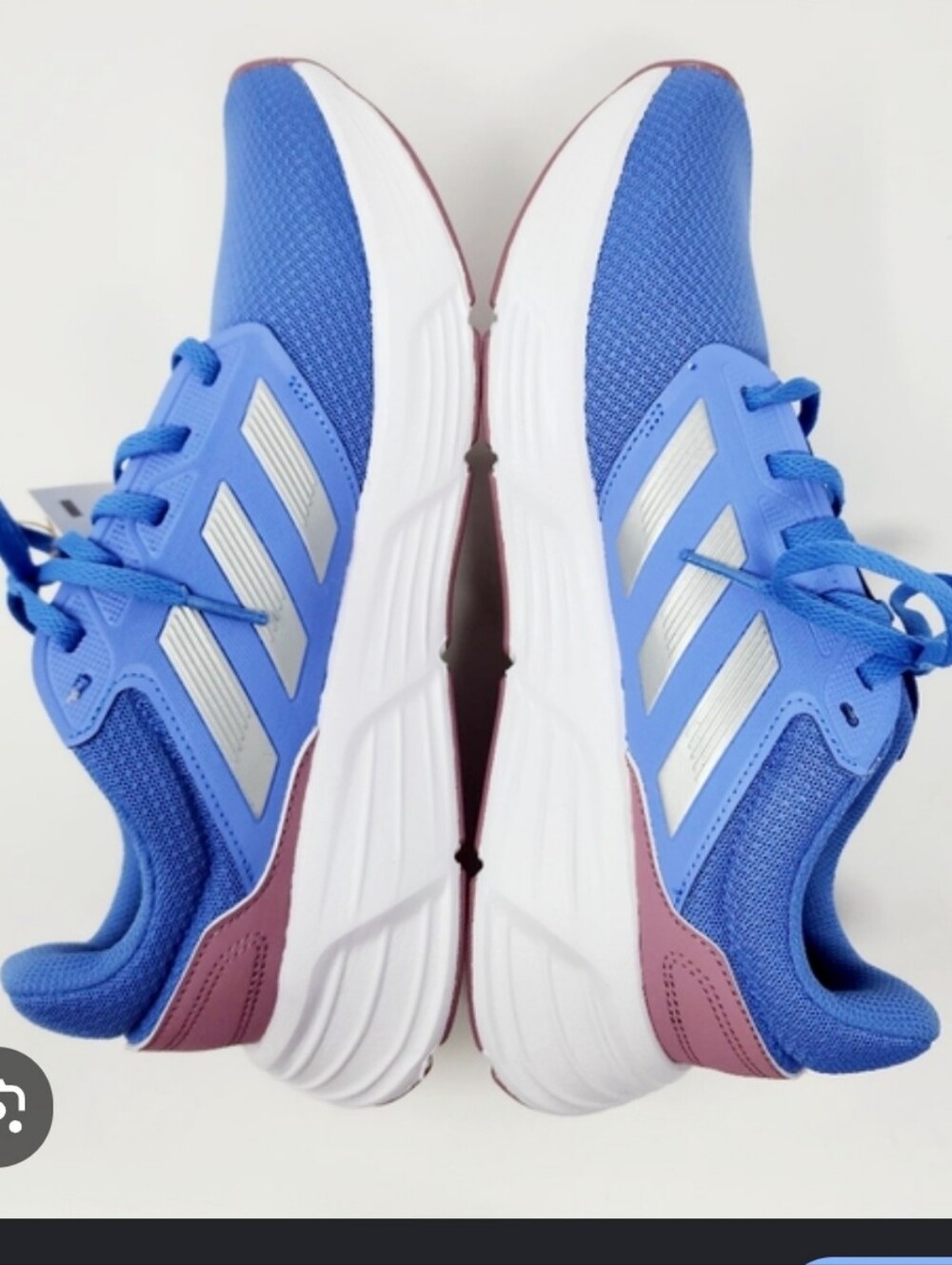 Adidas Galaxy 6 Women Size 10 Running Shoes Athletic Sneaker Blue Fushia IE2007